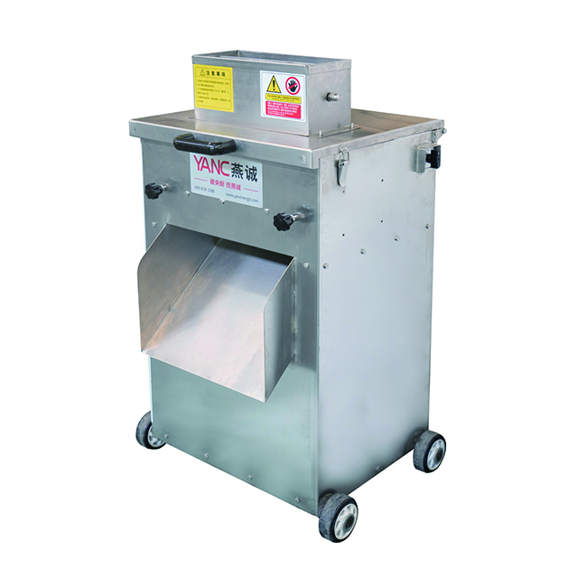 Машина для резки курицы и рыбы с мягкой костью